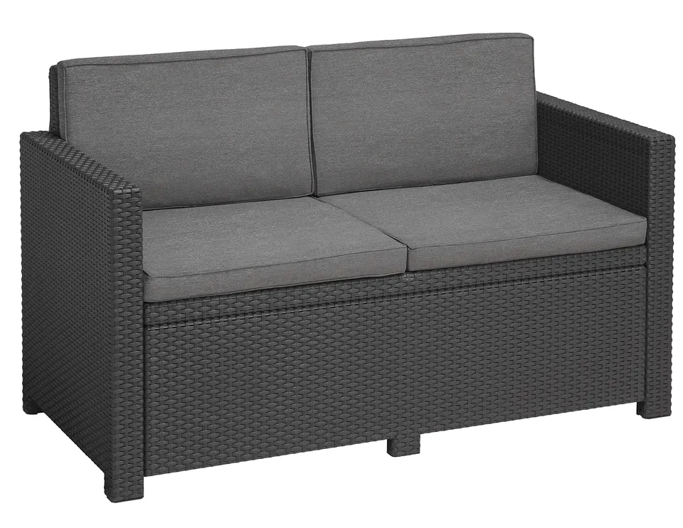 allibert-by-keter-victoria-gartensofa-2-sitzer-129-x-63-x-77-cm-grau image 1
