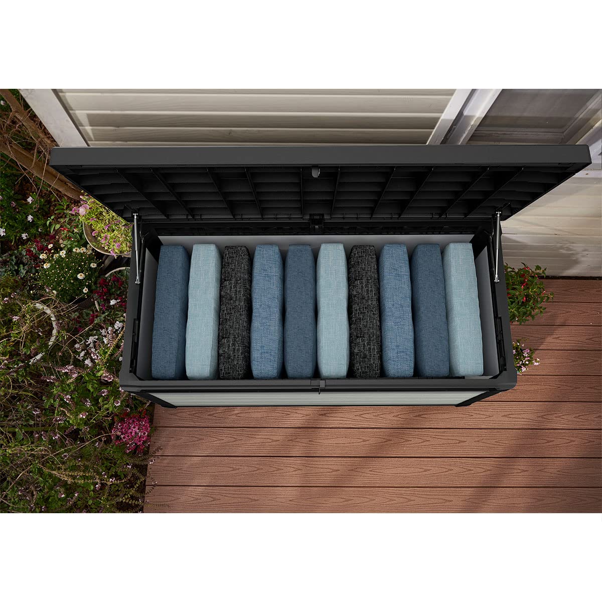 keter-denali-auflagenbox-570-l-wetterfeste-kissenbox-mit-sitzfunktion-151-7-x-72 image 5