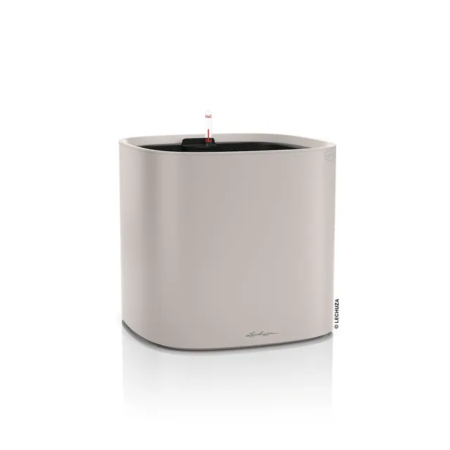 lechuza-pila-planter-35x35x33-cm-sandbraun-pflanzgef-mit-bew-sserungssystem image 1