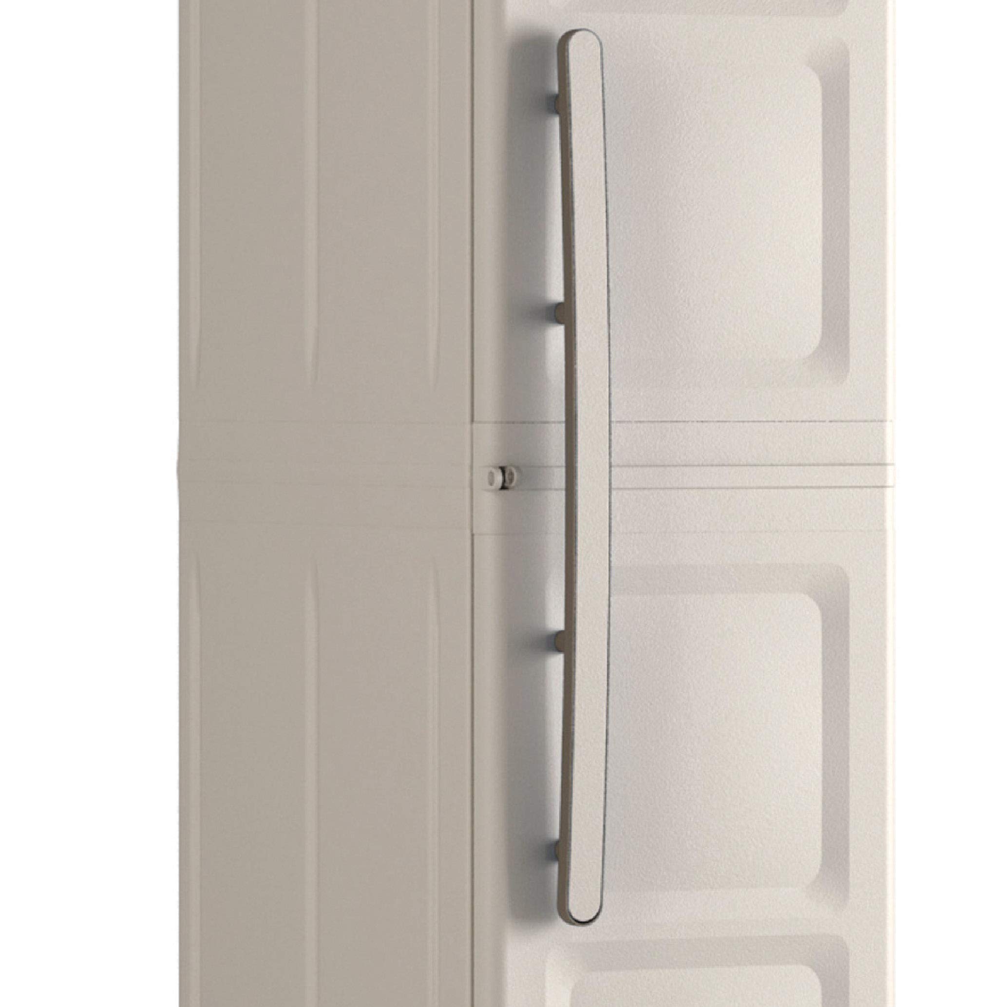 keter-excellence-kunststoffschrank-schmal-1-t-rig-33-x-45-x-182-cm-beige-taupe image 5
