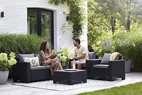 keter-allibert-california-gartenlounge-set-4-personen-2-sessel-sofa-tisch-cappuc image 7