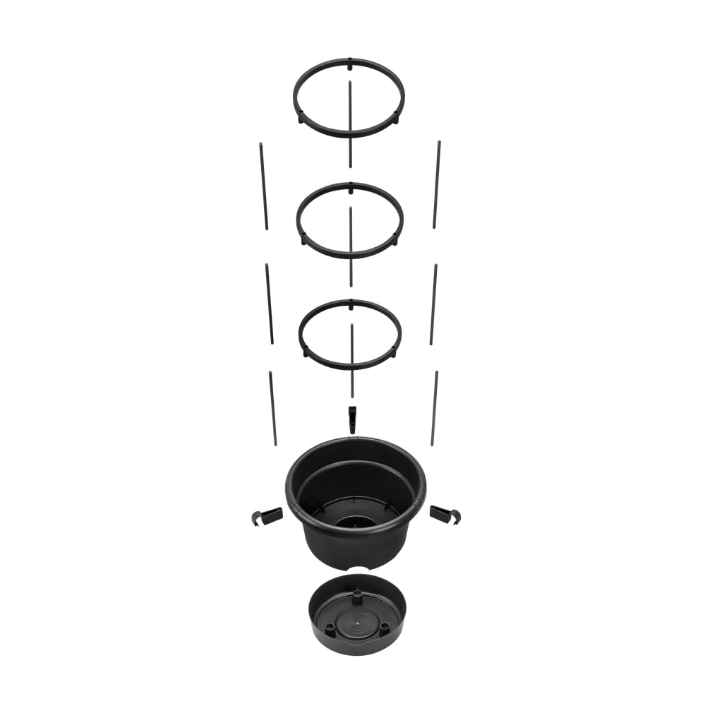 elho-green-basics-tomatentopf-33-cm-mit-gestell-living-schwarz image 4