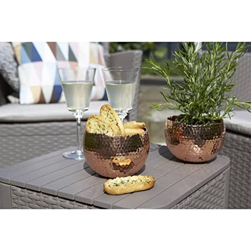 keter-allibert-luzon-beistelltisch-mit-stauraum-rattanoptik-cappuccino-39x39x42- image 7