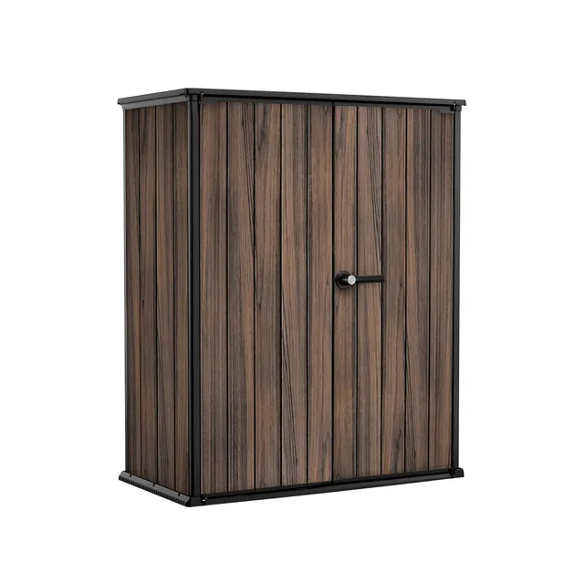 keter-signature-gartenschrank-1400-liter-rosenholz-abschlie-bar image 1