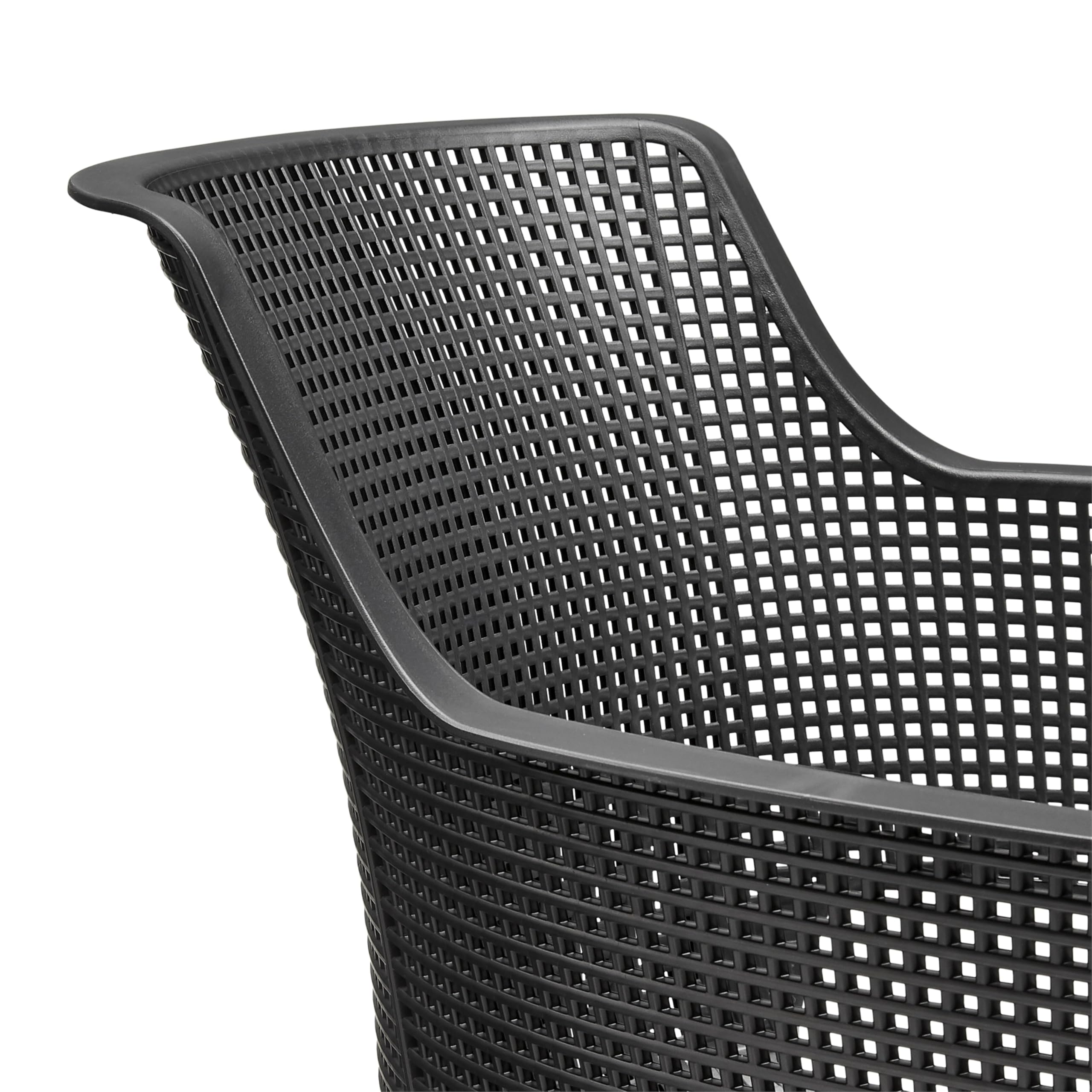 keter-elisa-chair-6er-set-gartenstuhl-graphit-stapelbar image 5