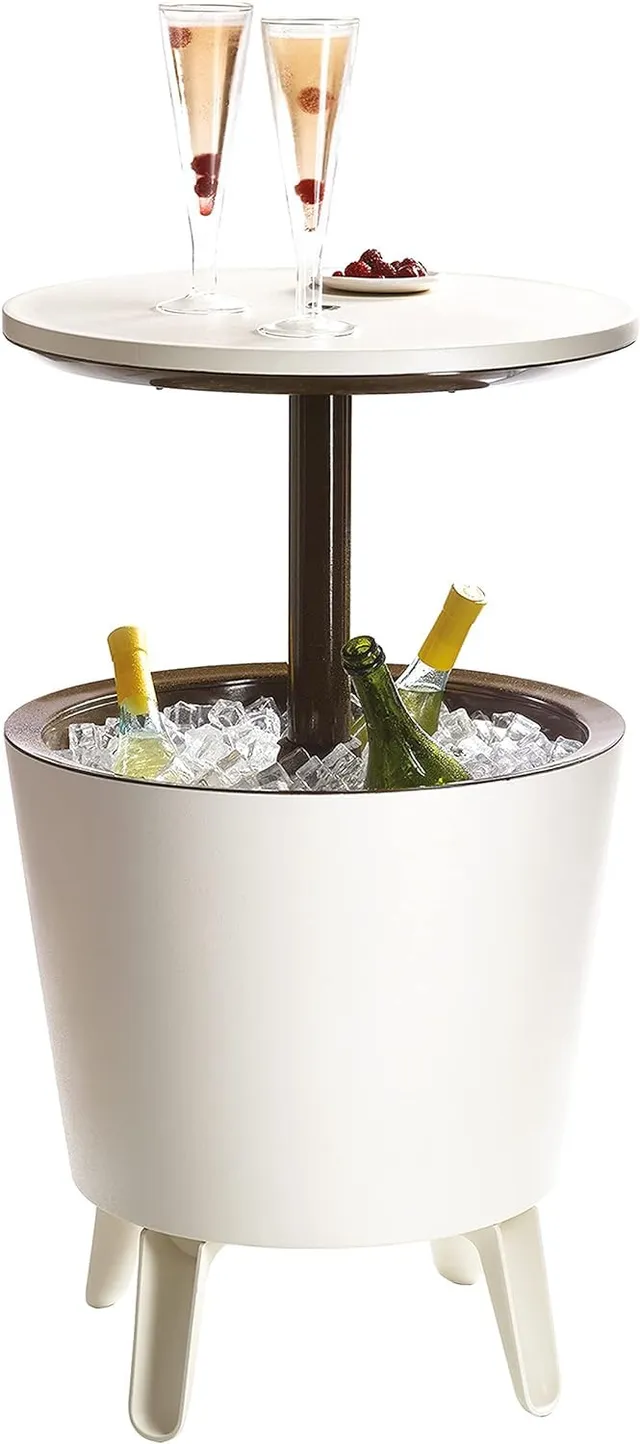 keter-cool-bar-caf-und-loungetisch-ausziehbar-kunststoff-creme-braun image 1