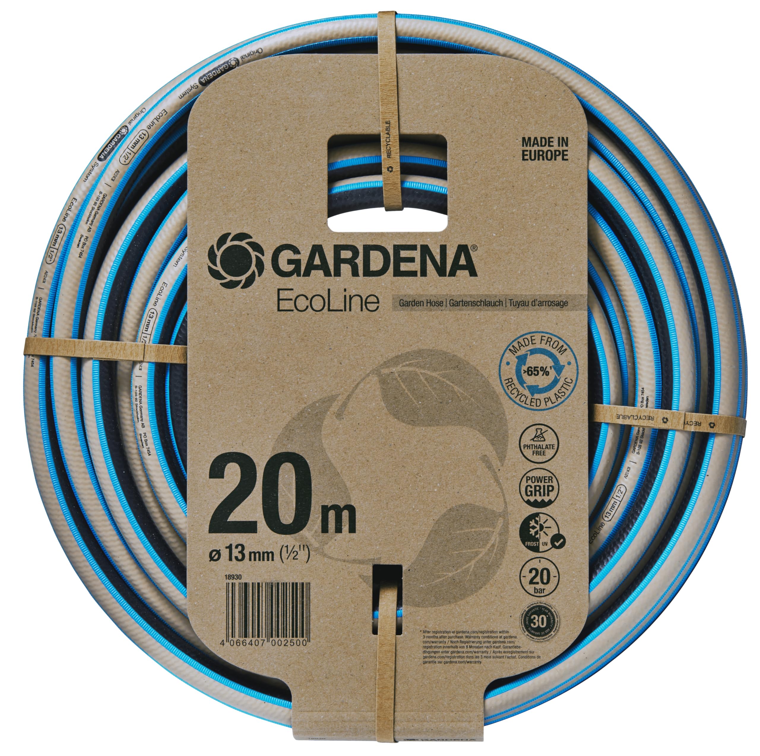 gardena-ecoline-schlauch-1-2-zoll-20-m-18930-20-ohne-systemteile image 1