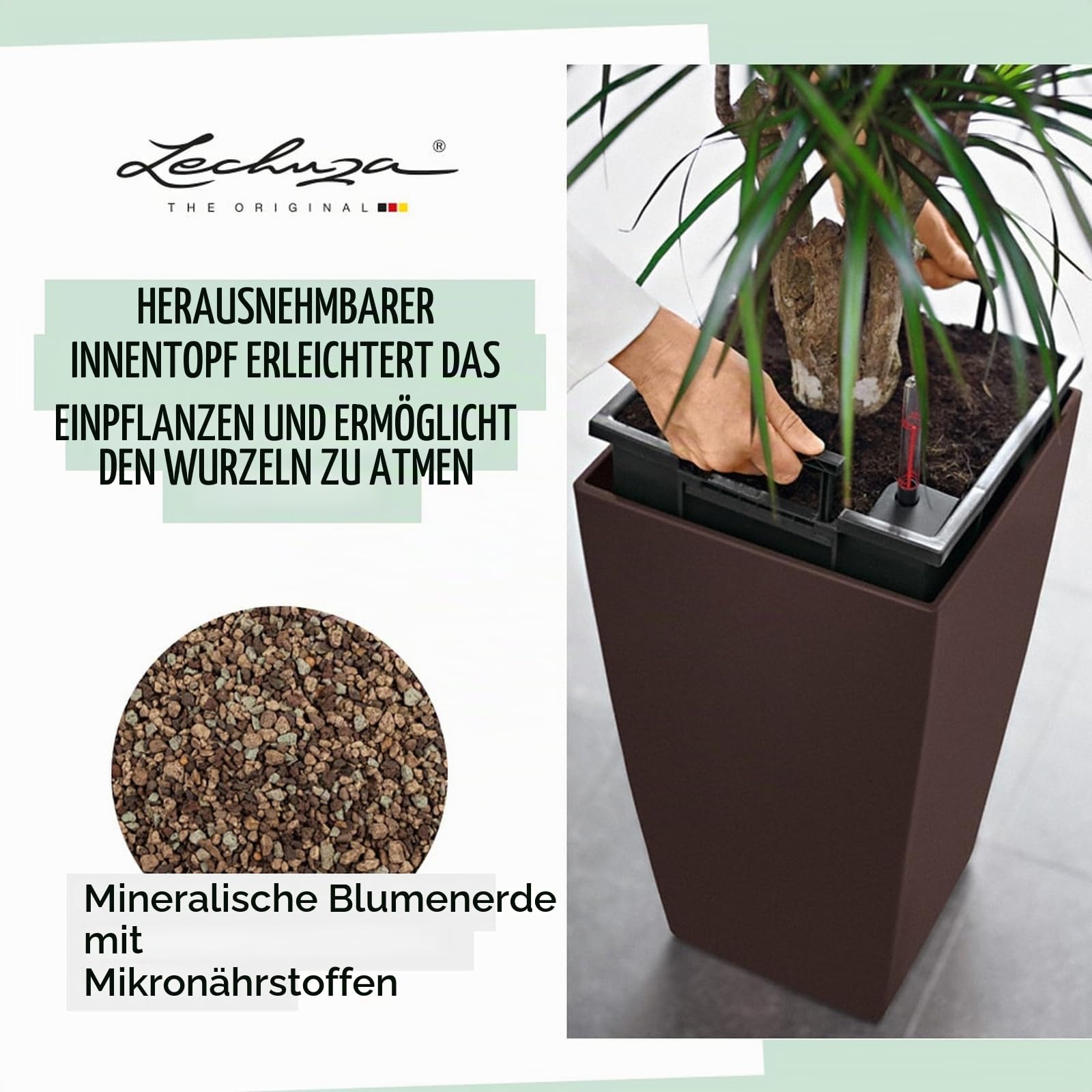 lechuza-cubico-premium-40-pflanzgef-mit-bew-sserungssystem-silber-metallic image 8