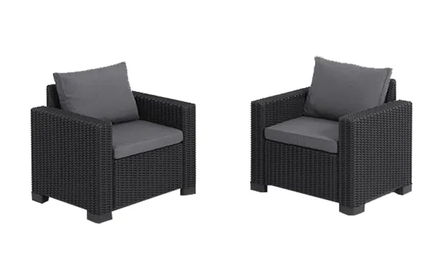 allibert-by-keter-california-gartenlounge-sessel-2er-set-graphit-cool-grey-83-x- image 1