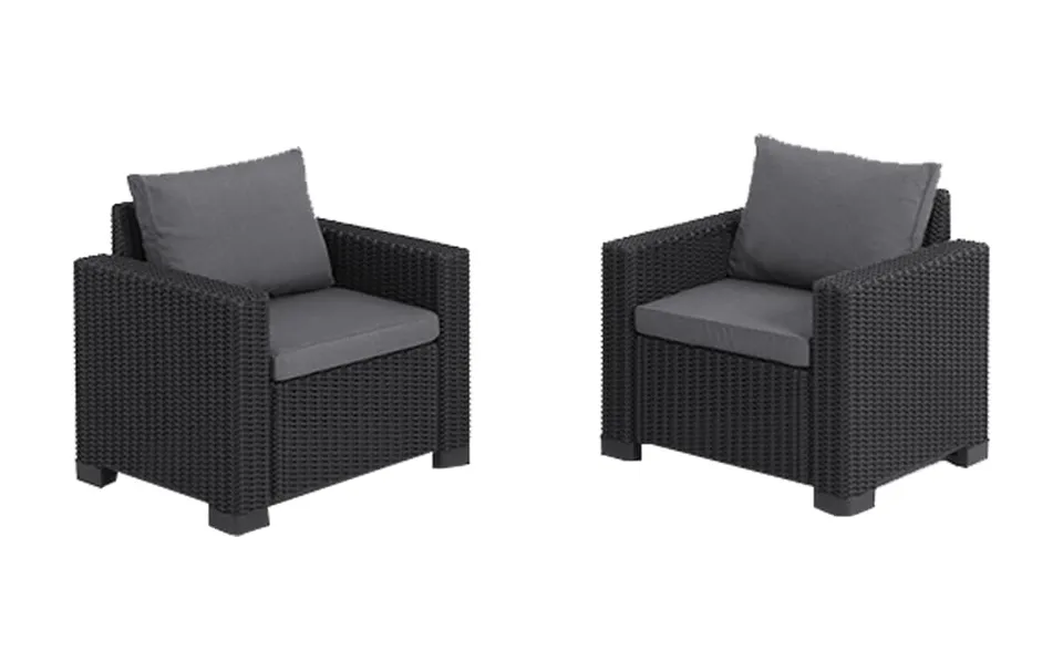 allibert-by-keter-california-gartenlounge-sessel-2er-set-graphit-cool-grey-83-x- image 1