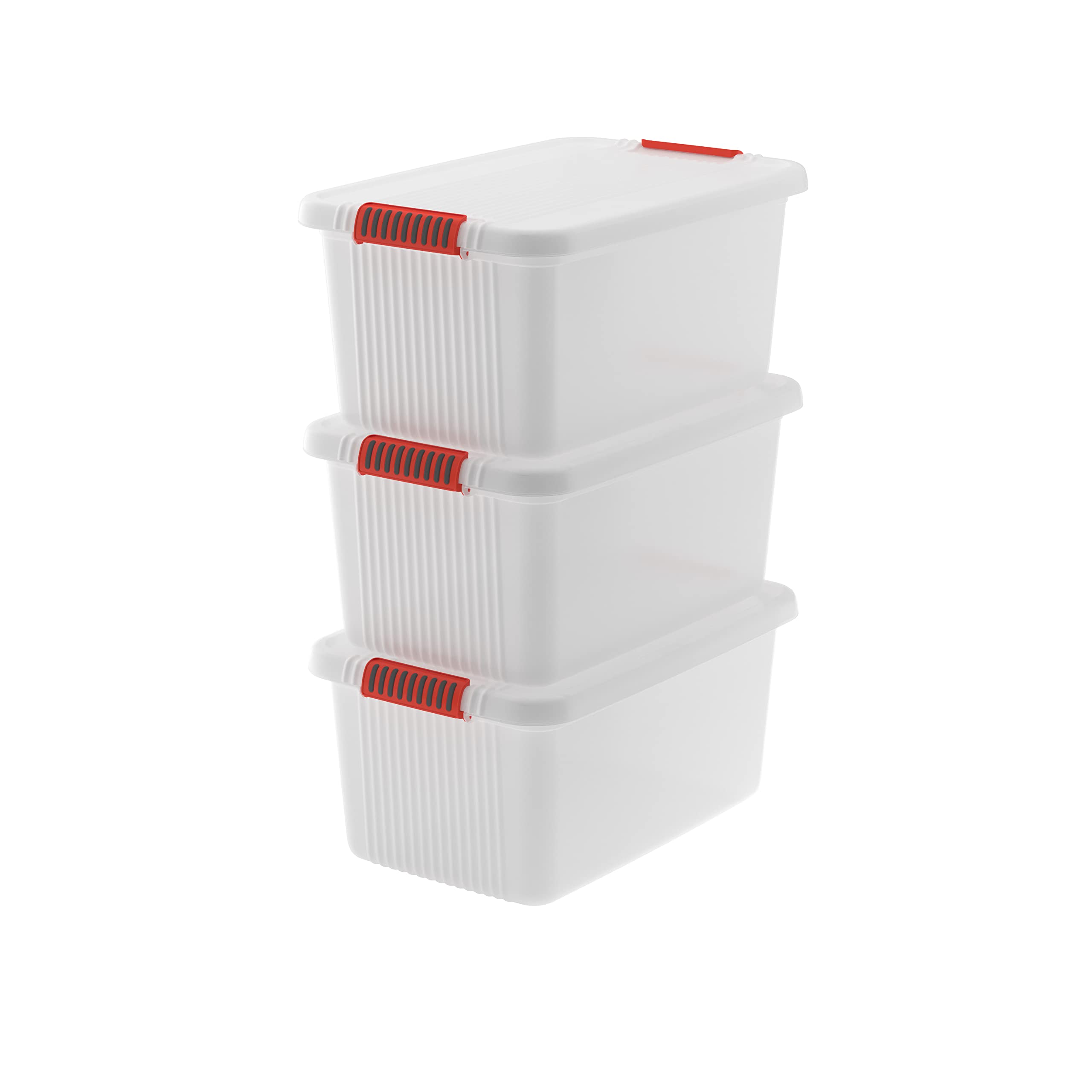 keter-k-latch-l-3er-set-aufbewahrungsboxen-43-l-transparent-59-x-39-x-28-cm image 1