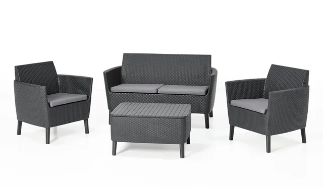 allibert-by-keter-salemo-4-teiliges-gartenm-bel-set-rattanoptik-grau image 1