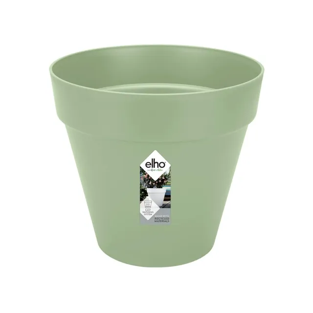 elho-loft-urban-rund-blumentopf-30-cm-pistaziengr-n-mit-wasserreservoir image 1