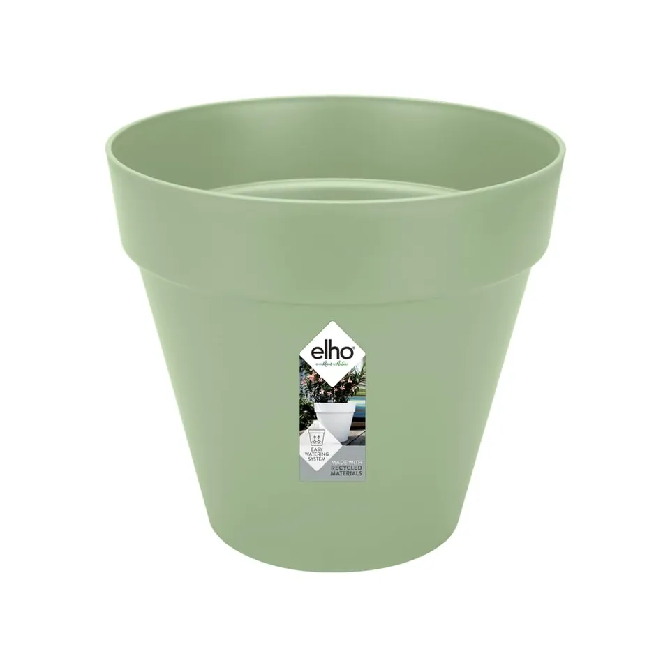 elho-loft-urban-rund-blumentopf-30-cm-pistaziengr-n-mit-wasserreservoir image 1