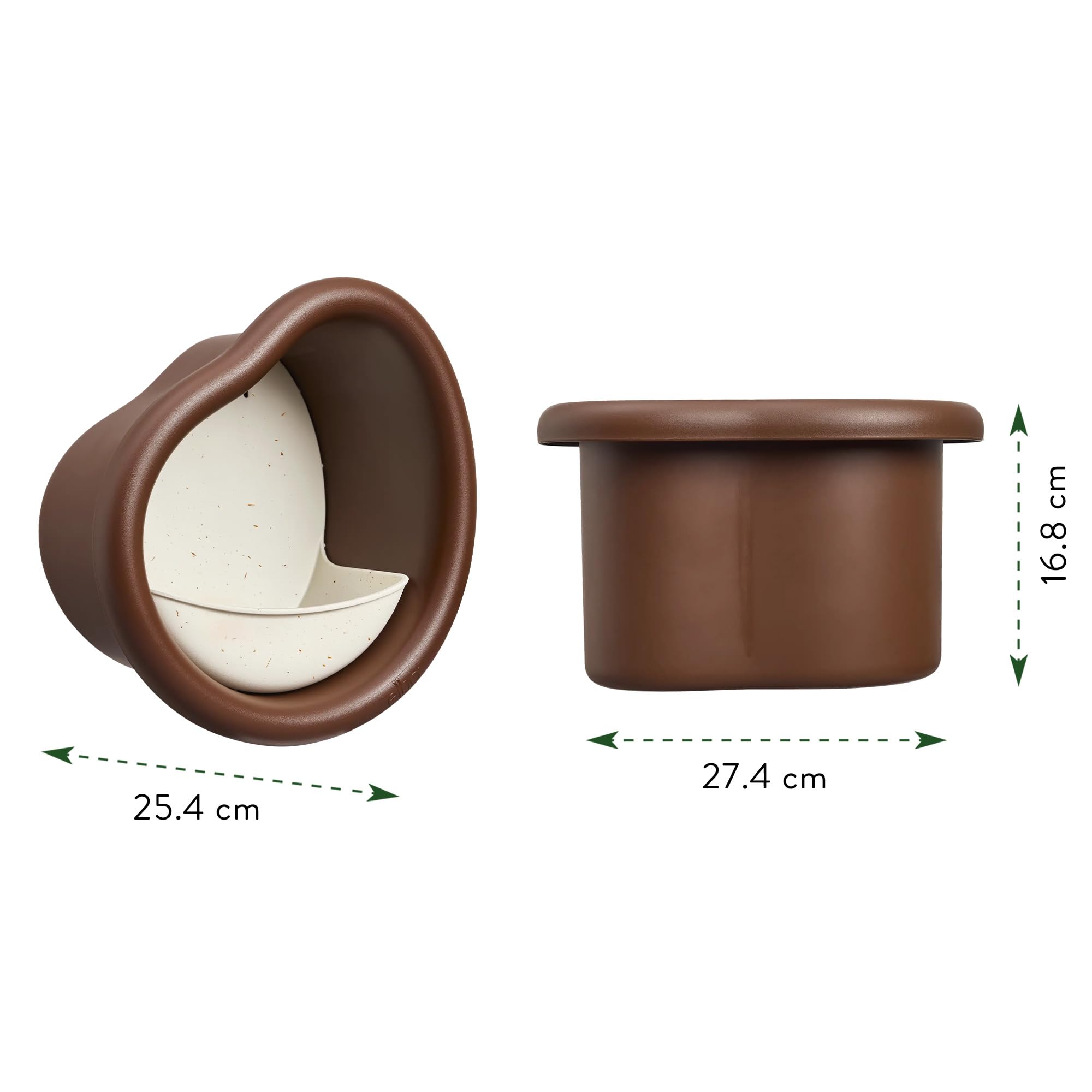 elho-organic-vogelfutterhaus-25cm-l-27-4-x-b-16-8-x-h-25-4-cm-chestnut-brown image 7