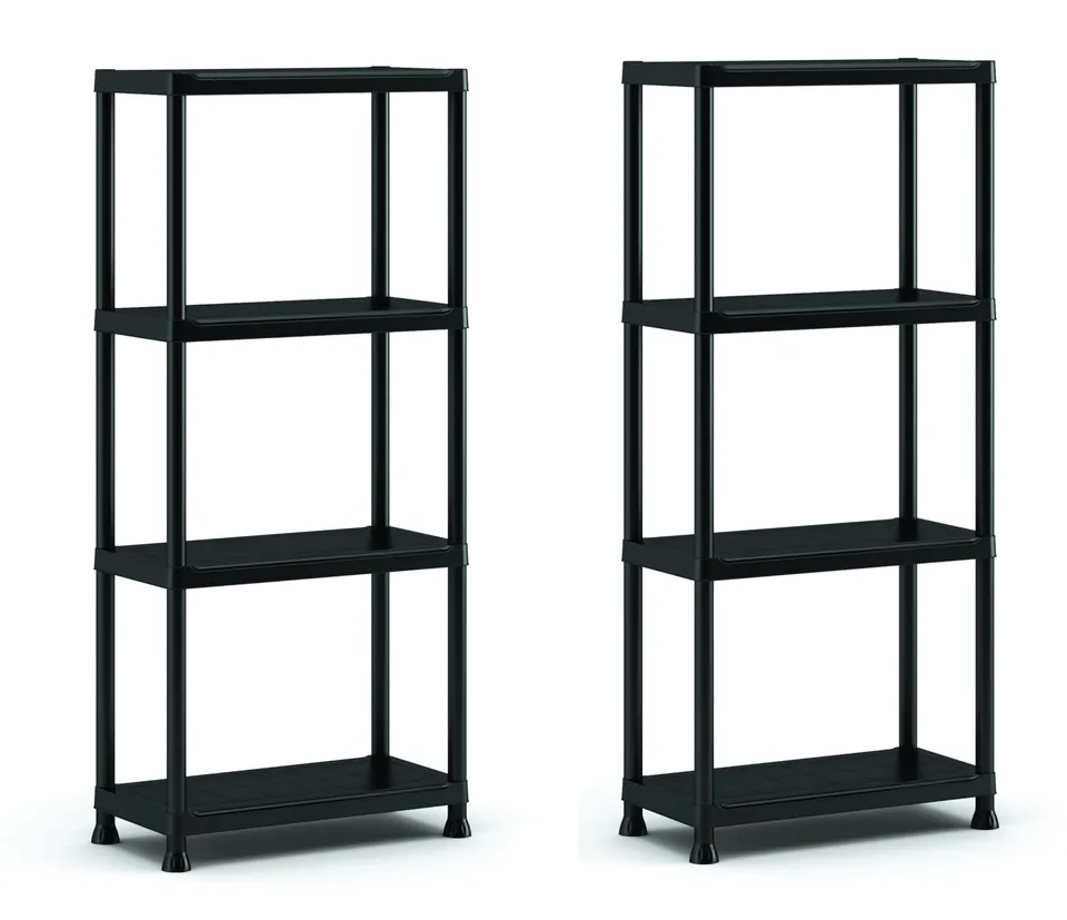 keter-2er-set-regale-60-4-kunststoffregal-60-x-30-x-135-cm-schwarz image 1