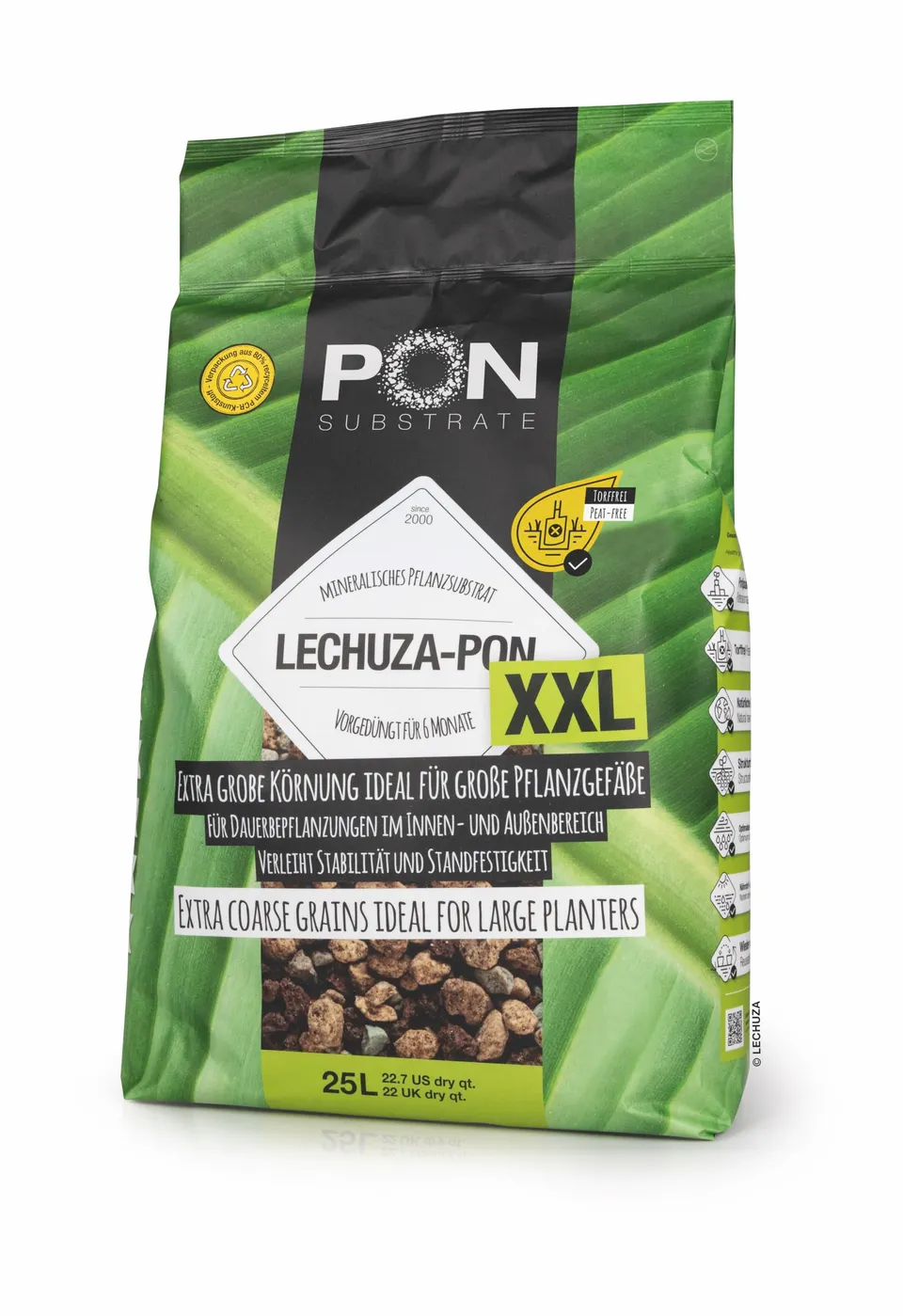 lechuza-pon-xxl-25-liter-mineralisches-pflanzsubstrat-torffrei-vorged-ngt image 1