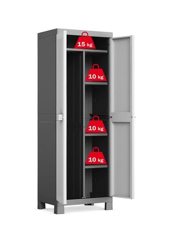 keter-logico-kunststoffschrank-besenschrank-65x45x182-cm-schwarz-grau image 7