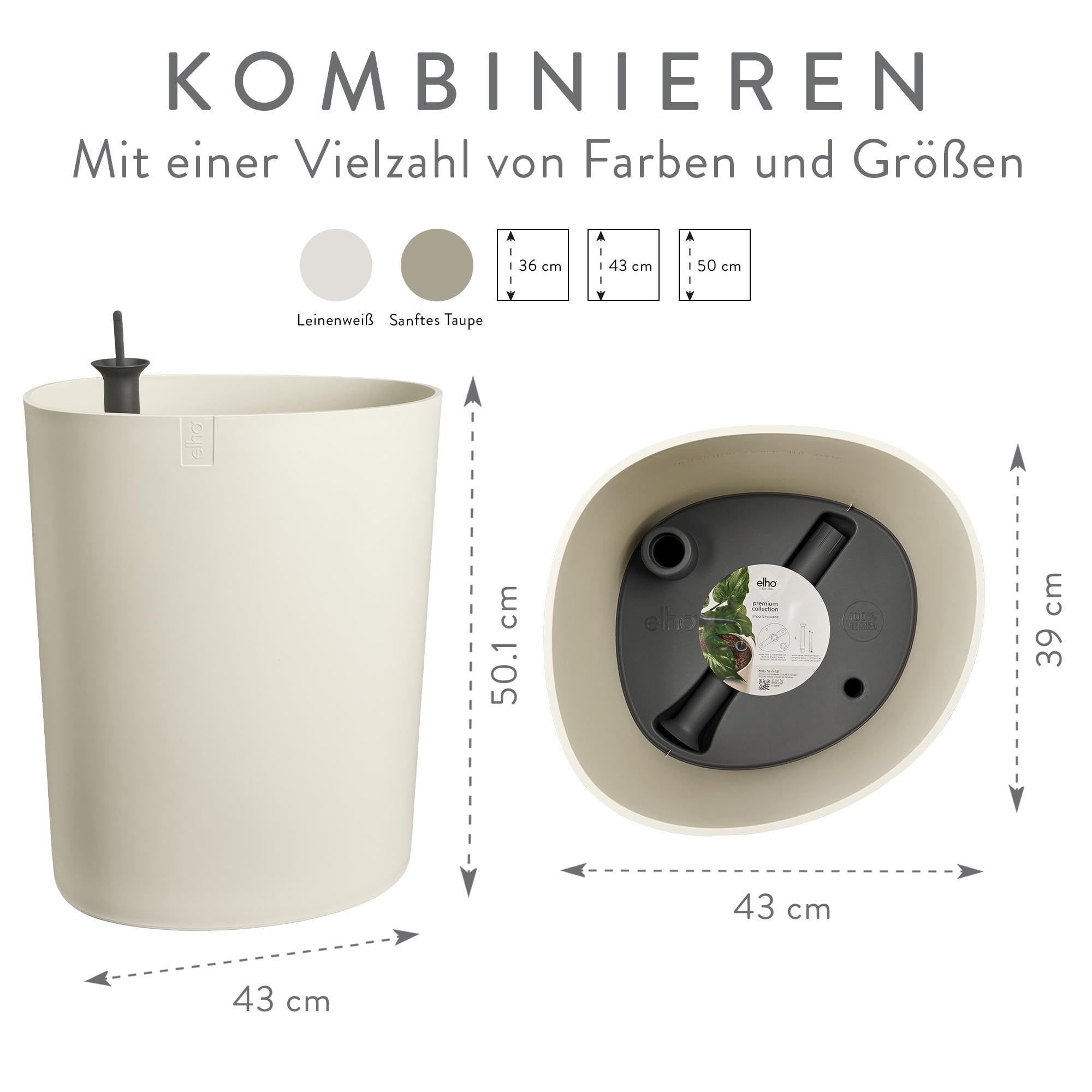 elho-eden-aquacare-high-40-cm-linen-white-blumentopf-mit-bew-sserungssystem image 6