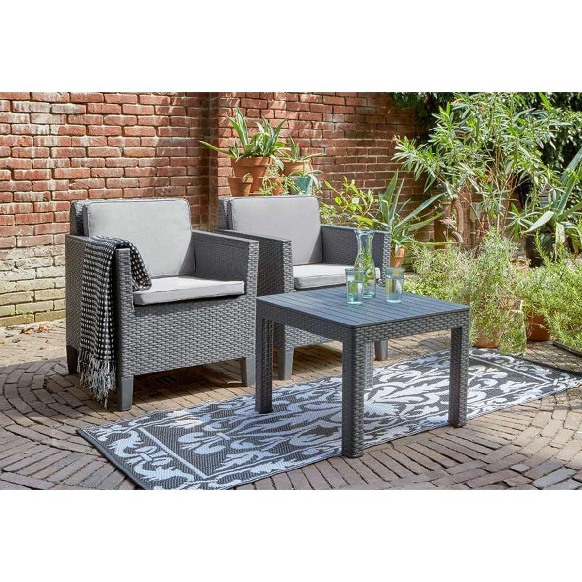 keter-allibert-chicago-lounge-set-3-teilig-balkon-lounge-gartenm-bel-graphit image 2