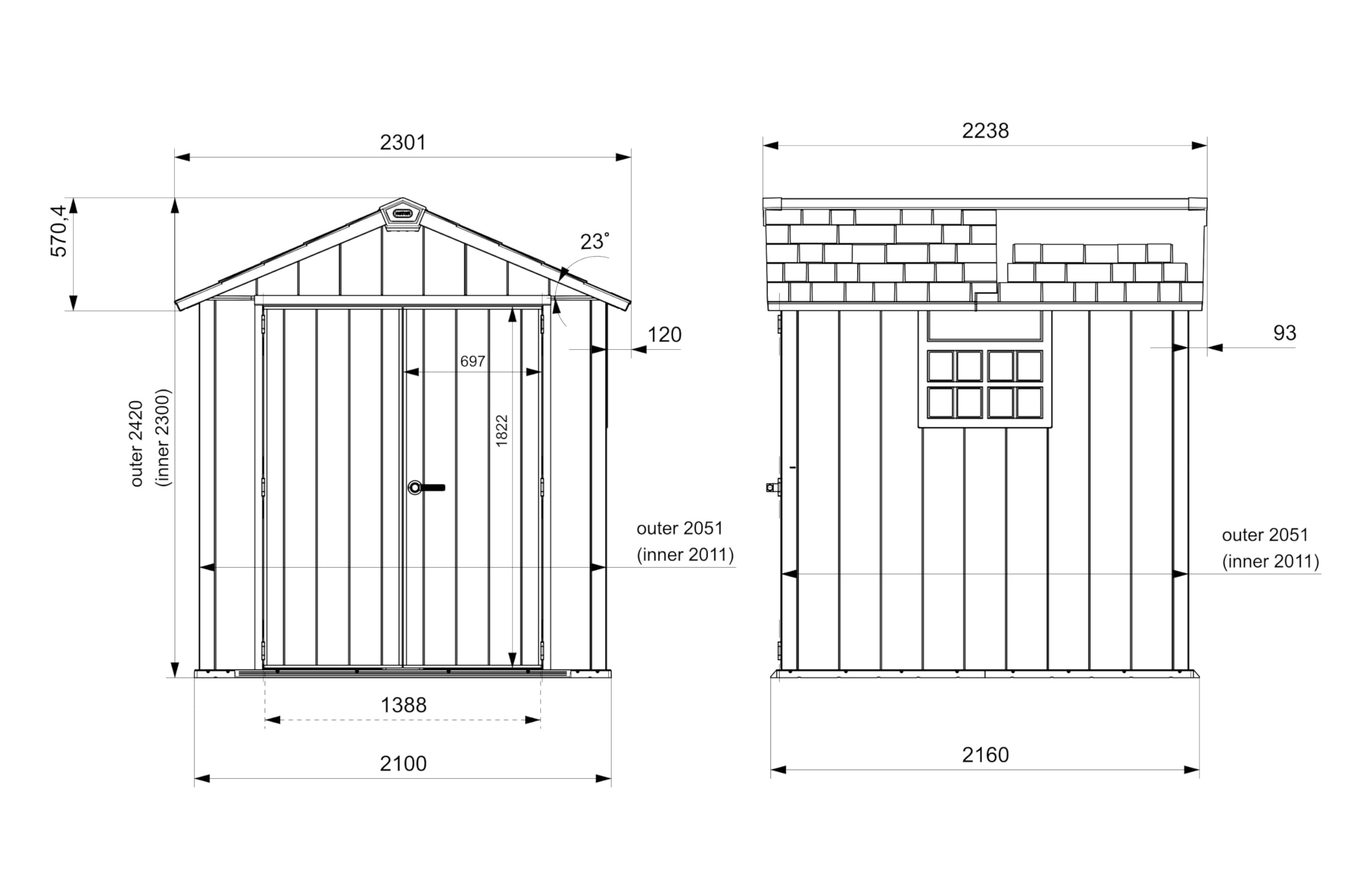 keter-oakland-757-ger-tehaus-grau-230x223-8x242-cm-8-4-m-duotech image 3