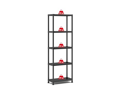 keter-2er-set-regale-60-5-schwarz-60-x-30-x-174-cm image 7