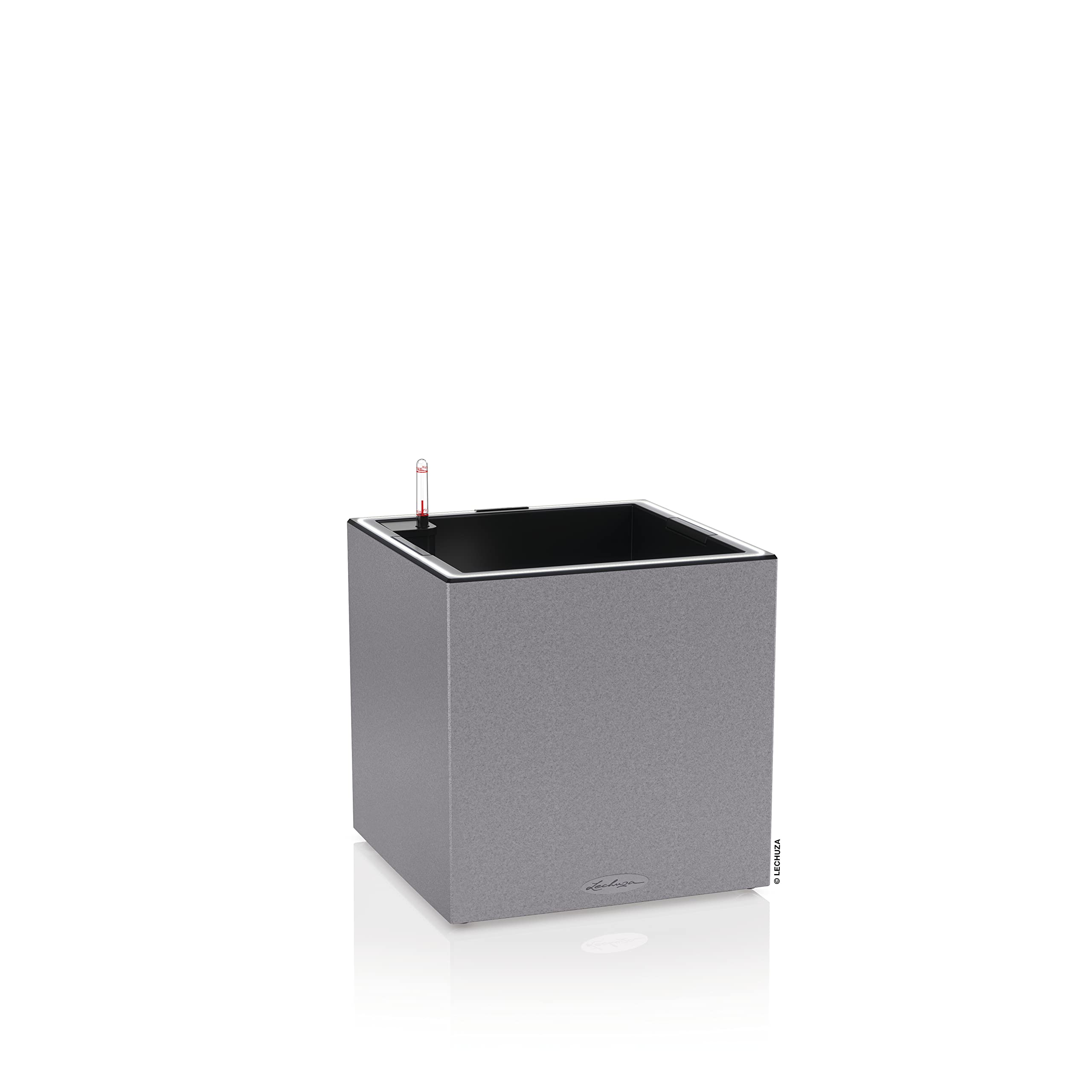 lechuza-canto-stone-40-led-low-all-in-one-set-steingrau-40x40x76-cm image 1