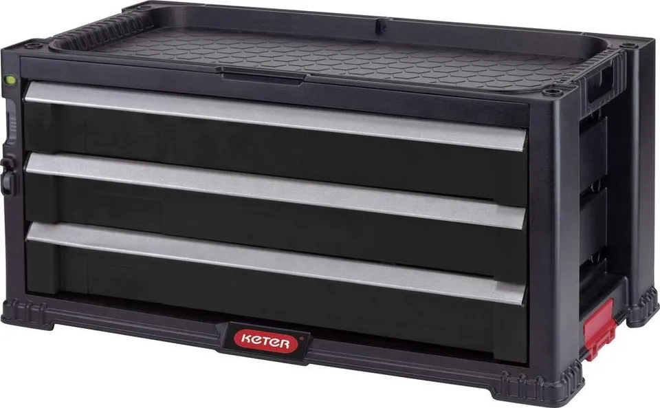 keter-aufsatz-mit-3-schubladen-f-r-werkzeugwagen-schwarz-56-x-29-x-26-2-cm image 1