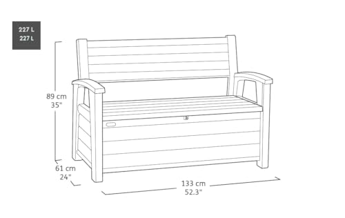 keter-gartenbank-deco-bench-60g-mit-stauraum-227-l-holzoptik-walnuss-133x61x89-c image 6