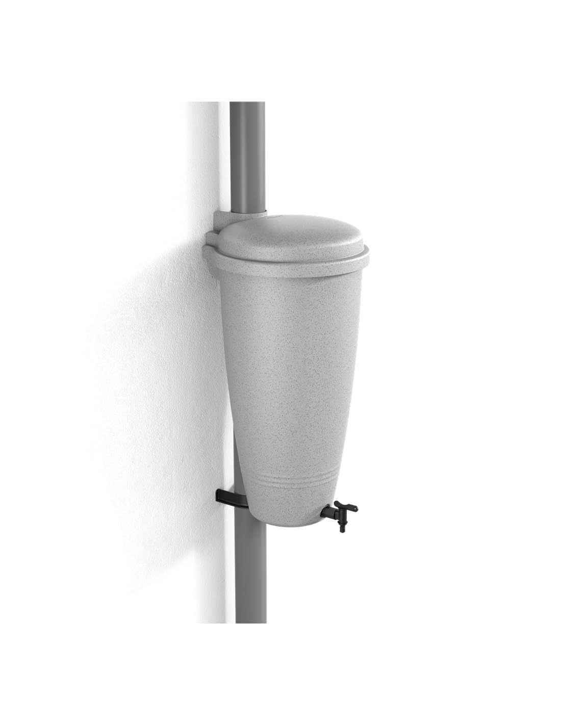 elho-green-basics-rain-catcher-35l-regentonne-living-beton-mit-fallrohr-anschlus image 4