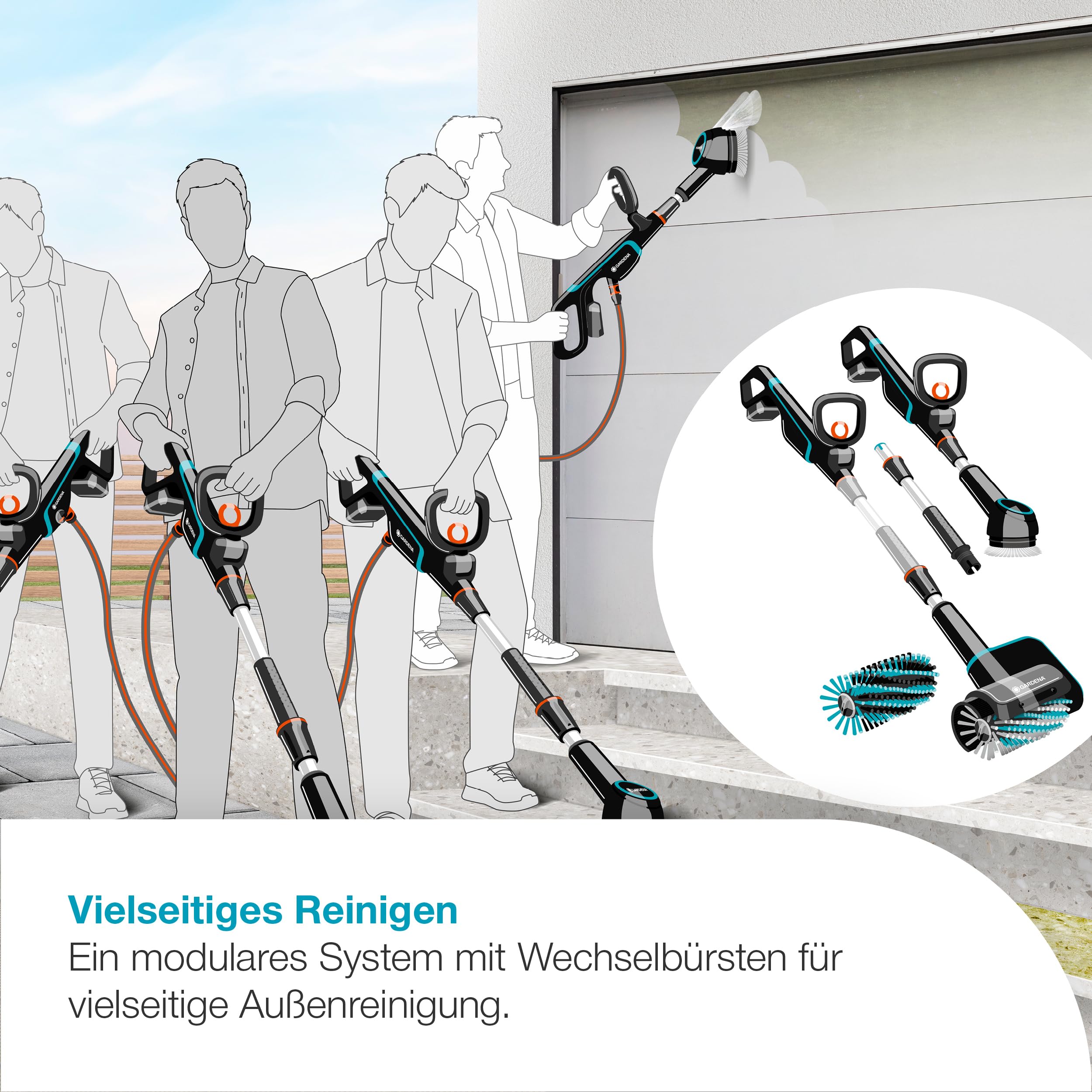 gardena-aquabrush-patio-03-18v-p4a-akku-multi-reiniger-ready-to-use-set image 2
