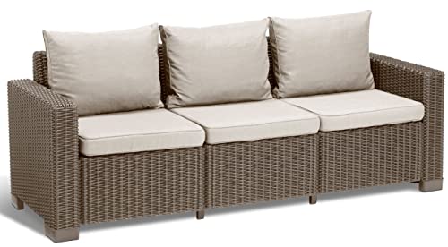 allibert-by-keter-gartenlounge-sofa-california-3-sitzer-199-x-68-x-72-cm-cappucc image 6