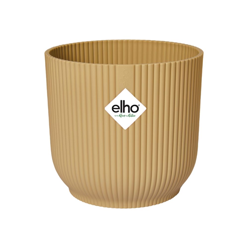elho-vibes-fold-rund-rollen-35-cm-blumentopf-buttergelb image 1