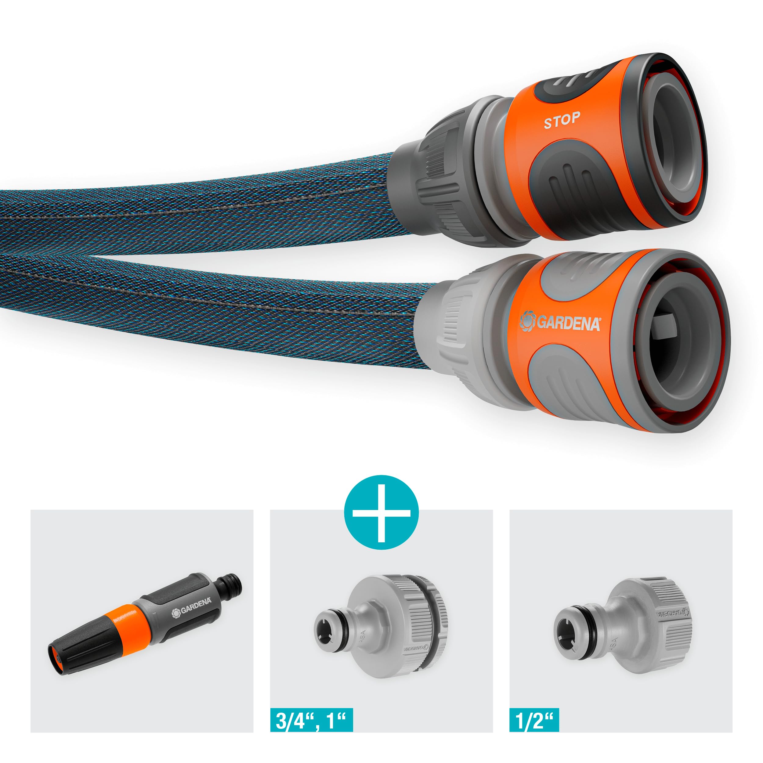 gardena-liano-xtreme-1-2-zoll-20-m-set-textil-gartenschlauch-mit-spritze image 3