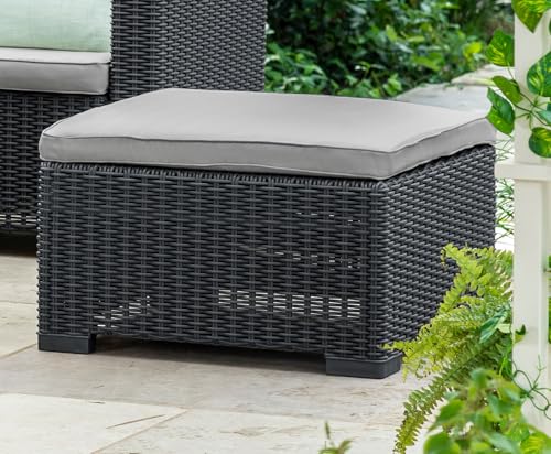alibert-by-keter-california-hocker-gartentisch-68-x-68-x-35-cm-grau-mit-kissen image 8