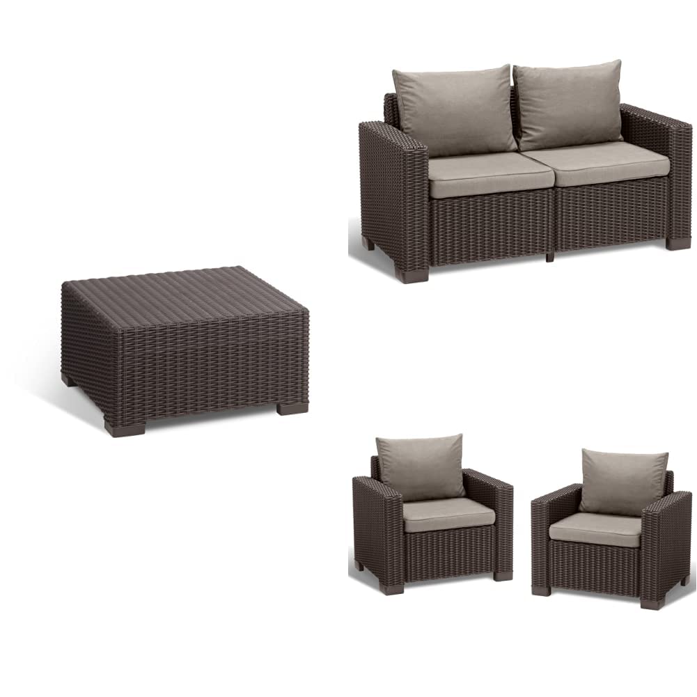keter-allibert-california-gartenlounge-set-4-personen-2-sessel-2er-sofa-tisch-wa image 1