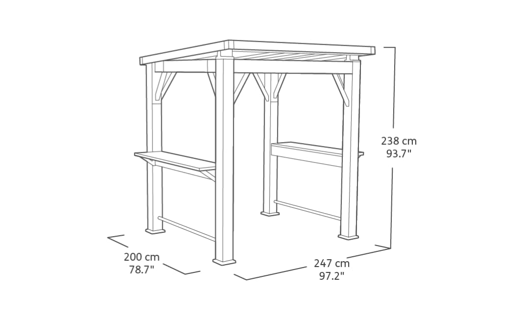 keter-signature-grill-pavillon-gazebo-wetterfest-holzoptik-dunkelgrau-walnuss-mi image 7