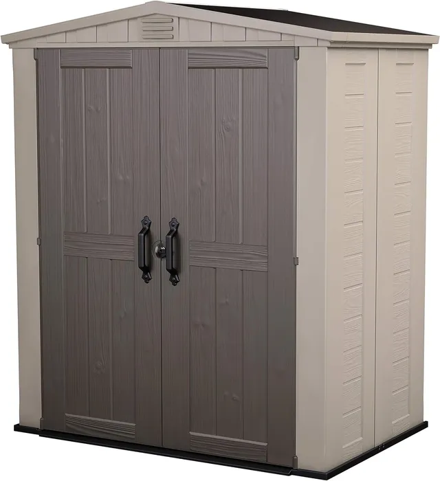 keter-factor-6x3-ger-tehaus-beige-178-x-113-5-x-208-cm-3-1-m-kunststoff-gartenha image 1