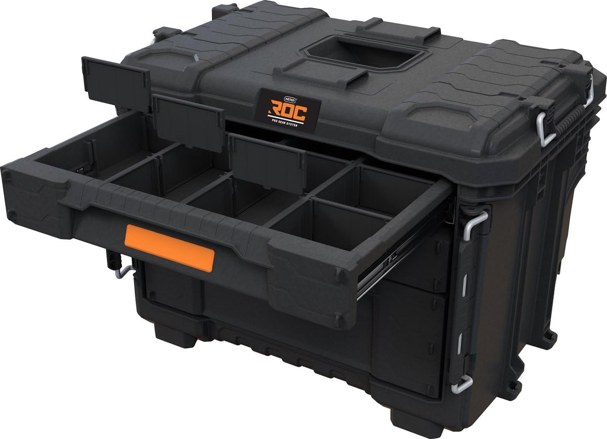 keter-pro-gear-xl-werkzeugwagen-64x47x79-cm-3-schubladen-schwarz image 3