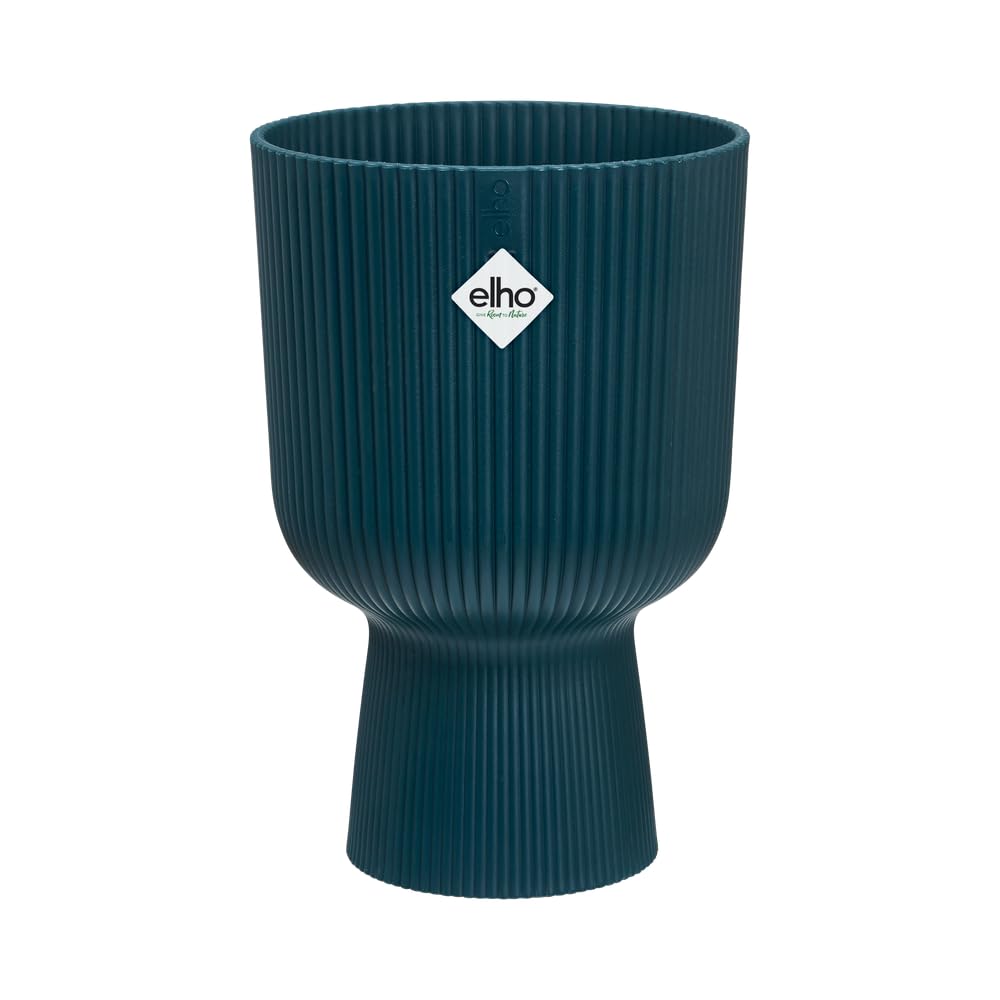 elho-vibes-fold-coupe-14cm-blumentopf-tiefes-blau-13-9-x-h-21-cm image 1