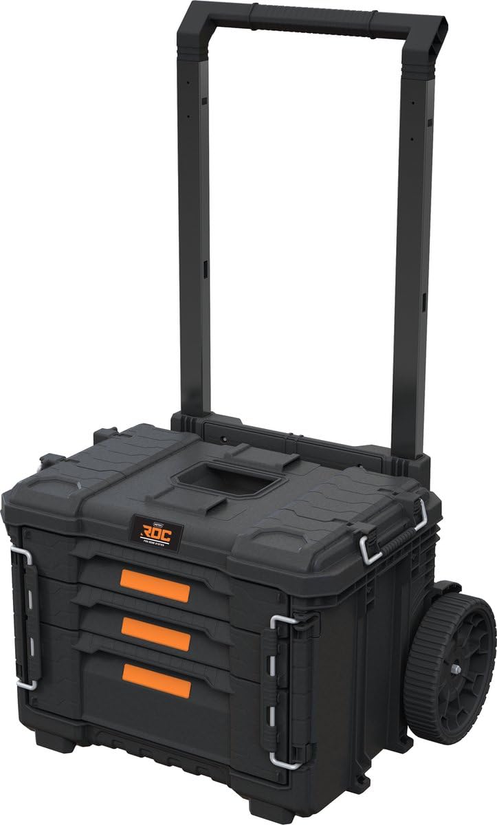 keter-pro-gear-xl-werkzeugwagen-64x47x79-cm-3-schubladen-schwarz image 1