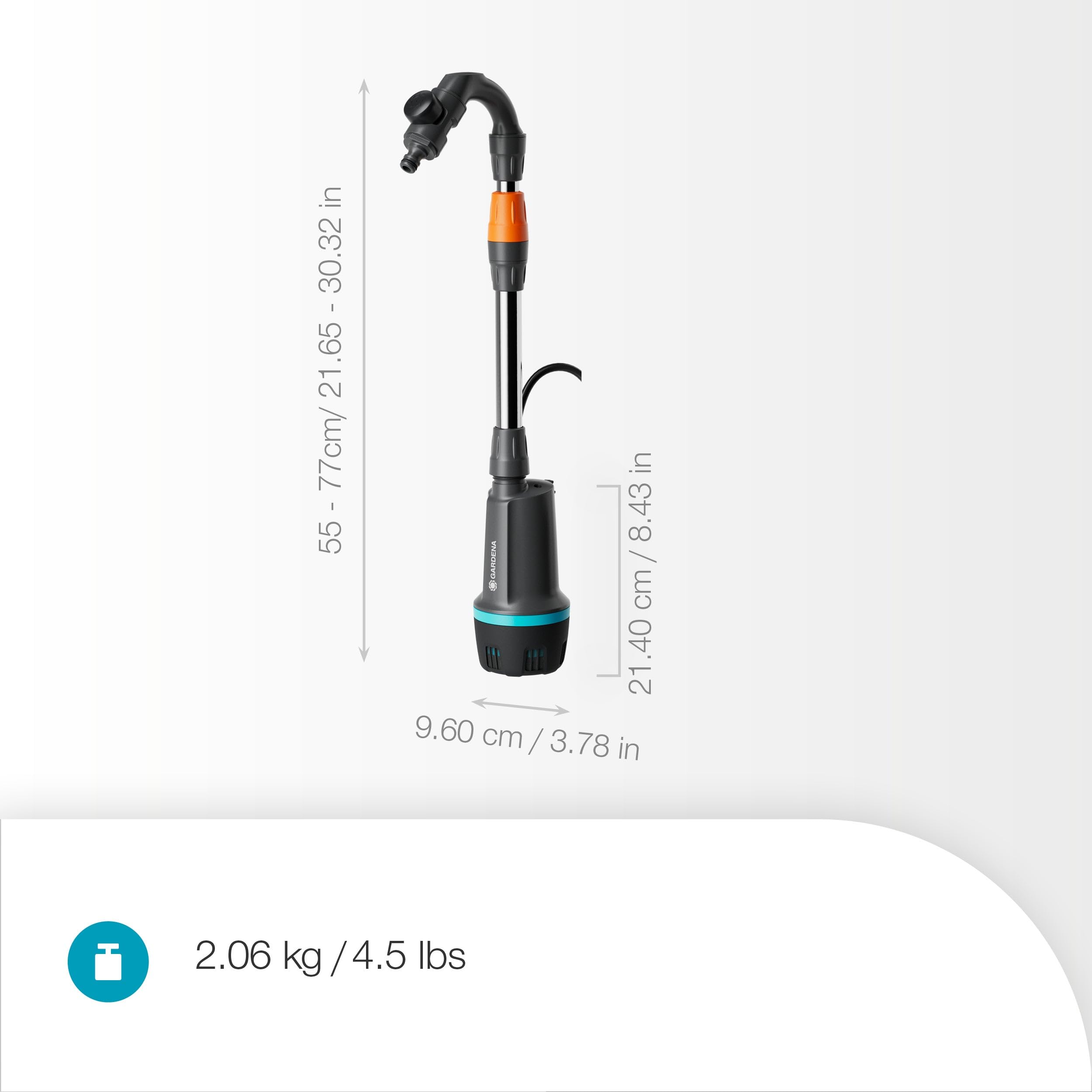 gardena-akku-regenfasspumpe-2600-comfort-18v-p4a-solo-14604-55 image 4