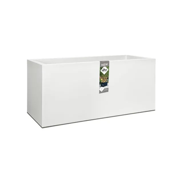 elho-vivo-long-blumenkasten-90-cm-mit-r-dern-wei-matt-kunststoff image 1