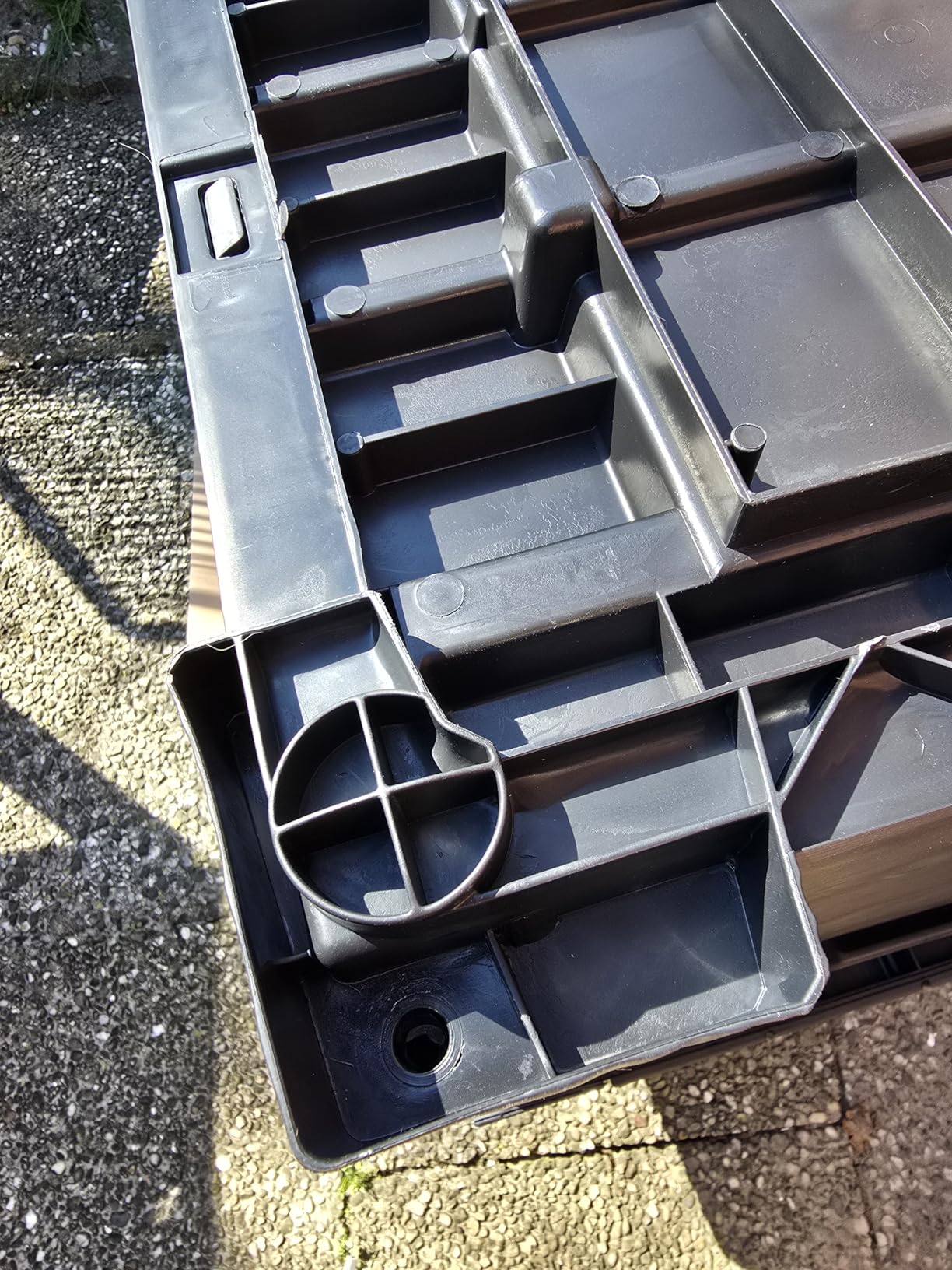 Praktische Box für Terrasse