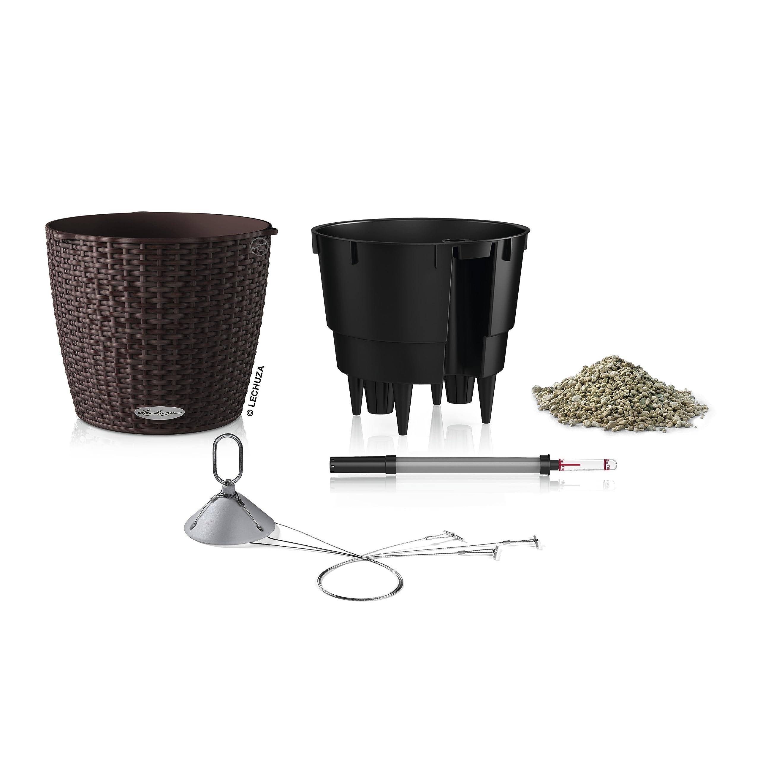 lechuza-nido-cottage-28-h-ngeampel-mit-bew-sserungssystem-27-x-23-cm-mokka image 3