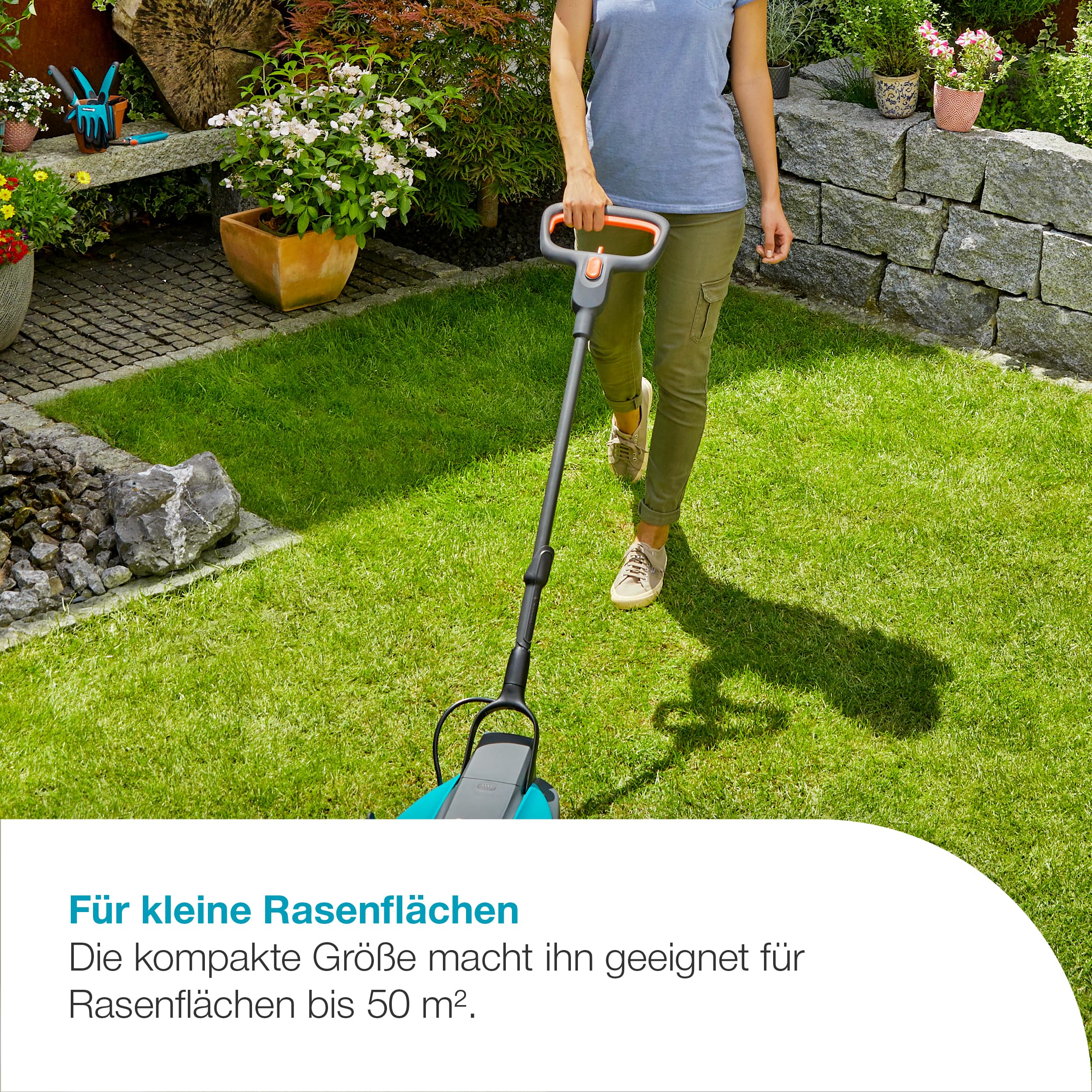 gardena-handymower-22-18v-p4a-ready-to-use-set-akku-rasenm-her-mit-mulchmesser image 2