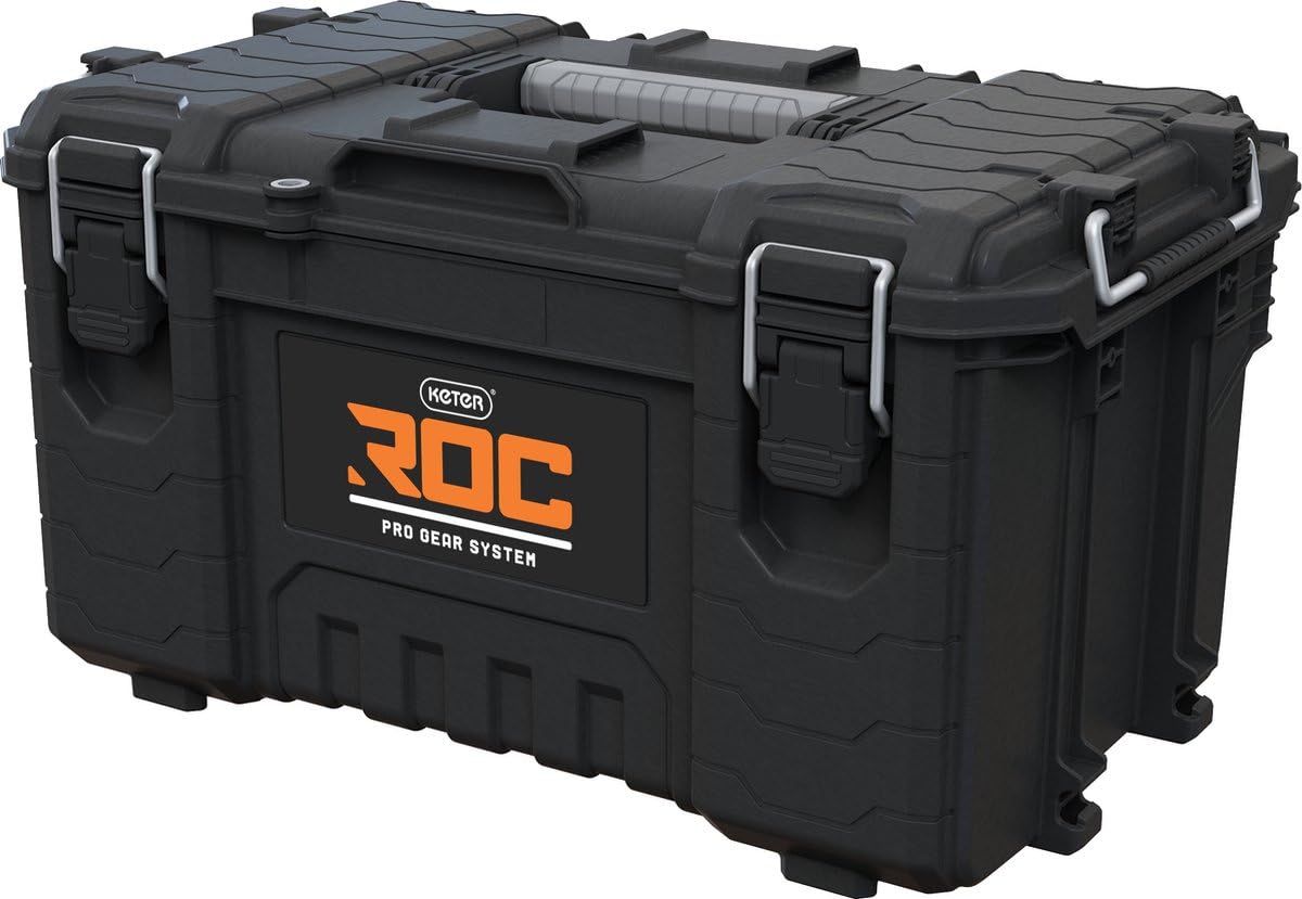 keter-pro-gear-xl-werkzeugwagen-3-koffer-ip65-64x47x79-105-cm-schwarz image 3