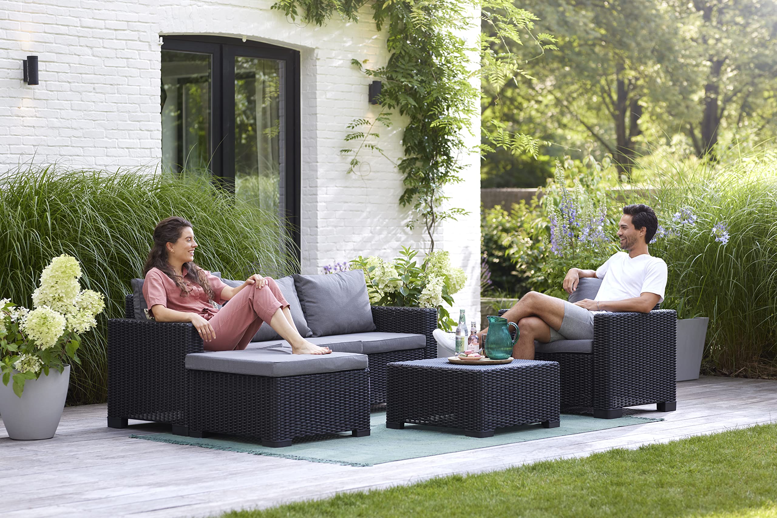 allibert-by-keter-moorea-lounge-set-4-tlg-graphit-cool-grey-sofa-sessel-hocker-t image 7