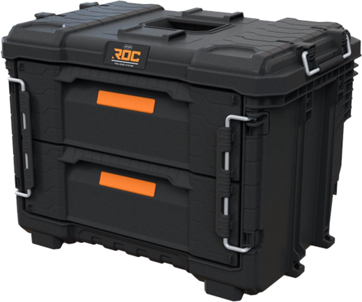 keter-pro-gear-xl-werkzeugkoffer-mit-2-schubladen-56-x-37-x-41-cm-schwarz image 1