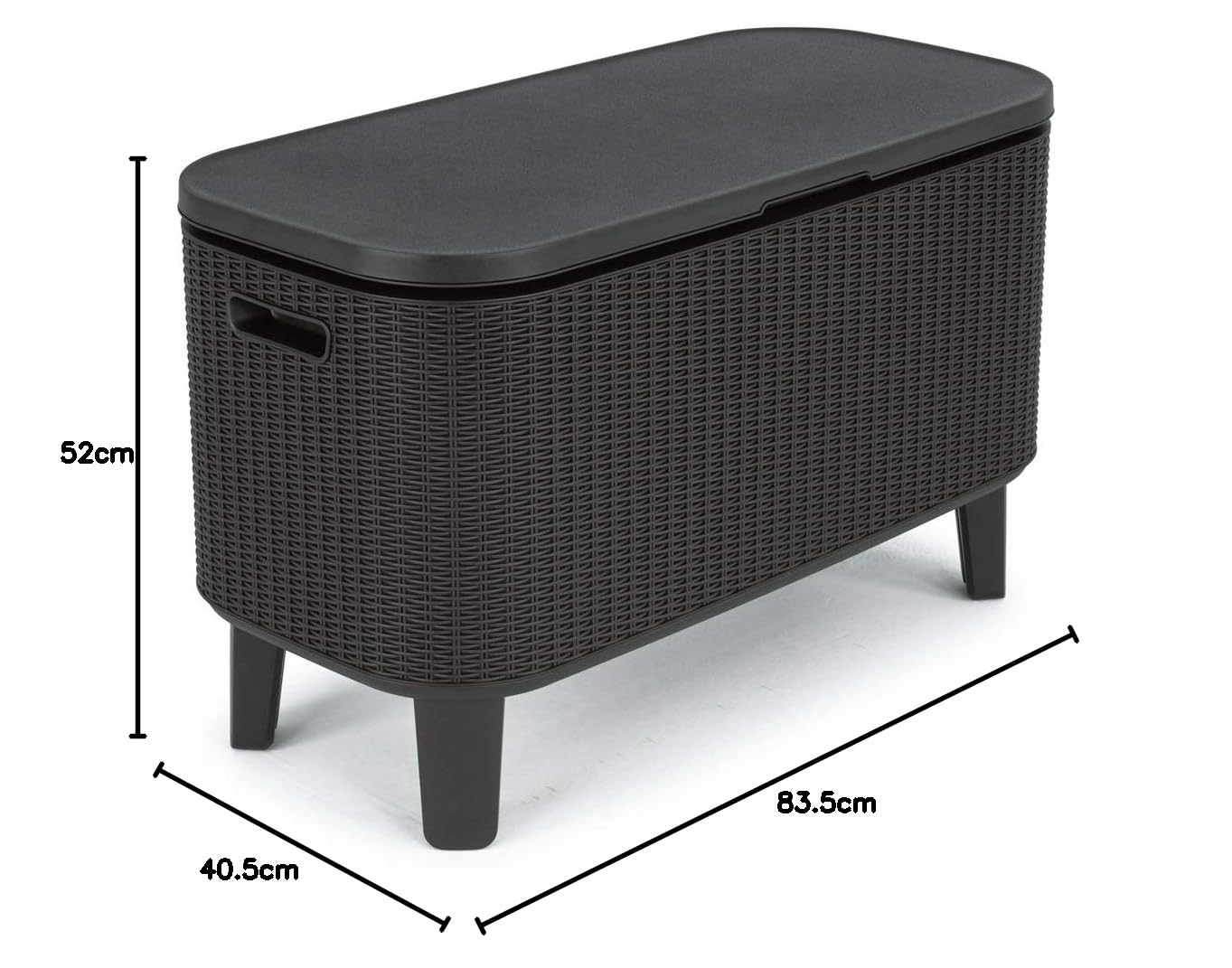 keter-bevy-bar-beistelltisch-mit-k-hlfach-65-l-anthrazit image 3